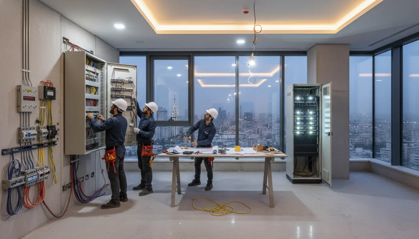 بهترین شرکت تأسیسات الکتریکی ساختمان در تهران
