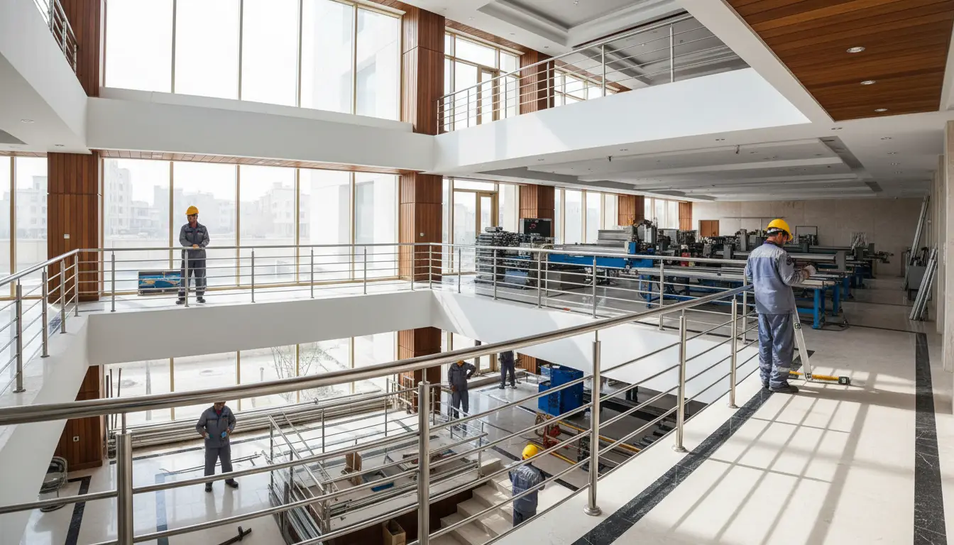 بهترین تولیدکننده و نصاب نرده استیل در تهران