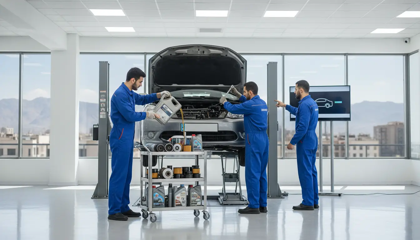 بهترین خدمات تعویض روغن در تهران