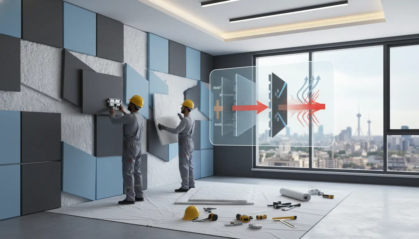 بهترین خدمات عایق‌کاری صوتی و حرارتی در تهران