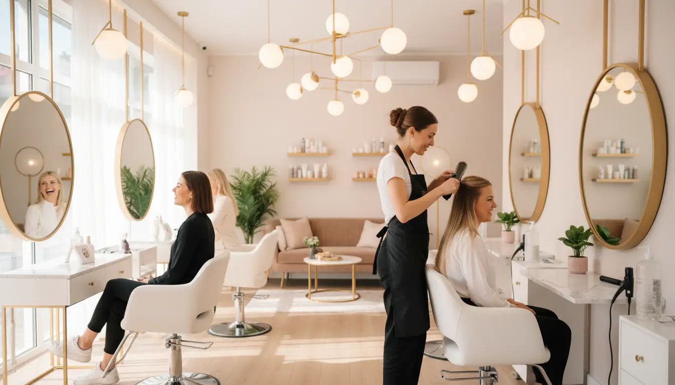 بهترین آرایشگاه زنانه در اندیشه