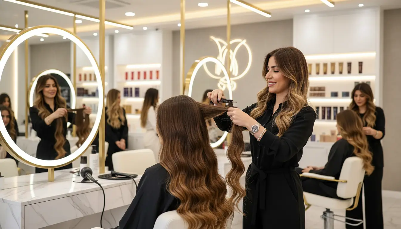 بهترین مرکز اکستنشن مو در تهران