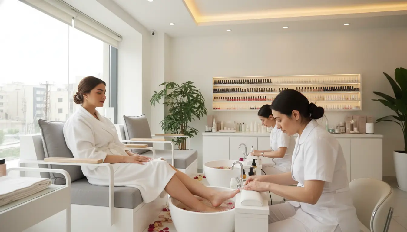 بهترین خدمات پدیکور و مانیکور در تهران