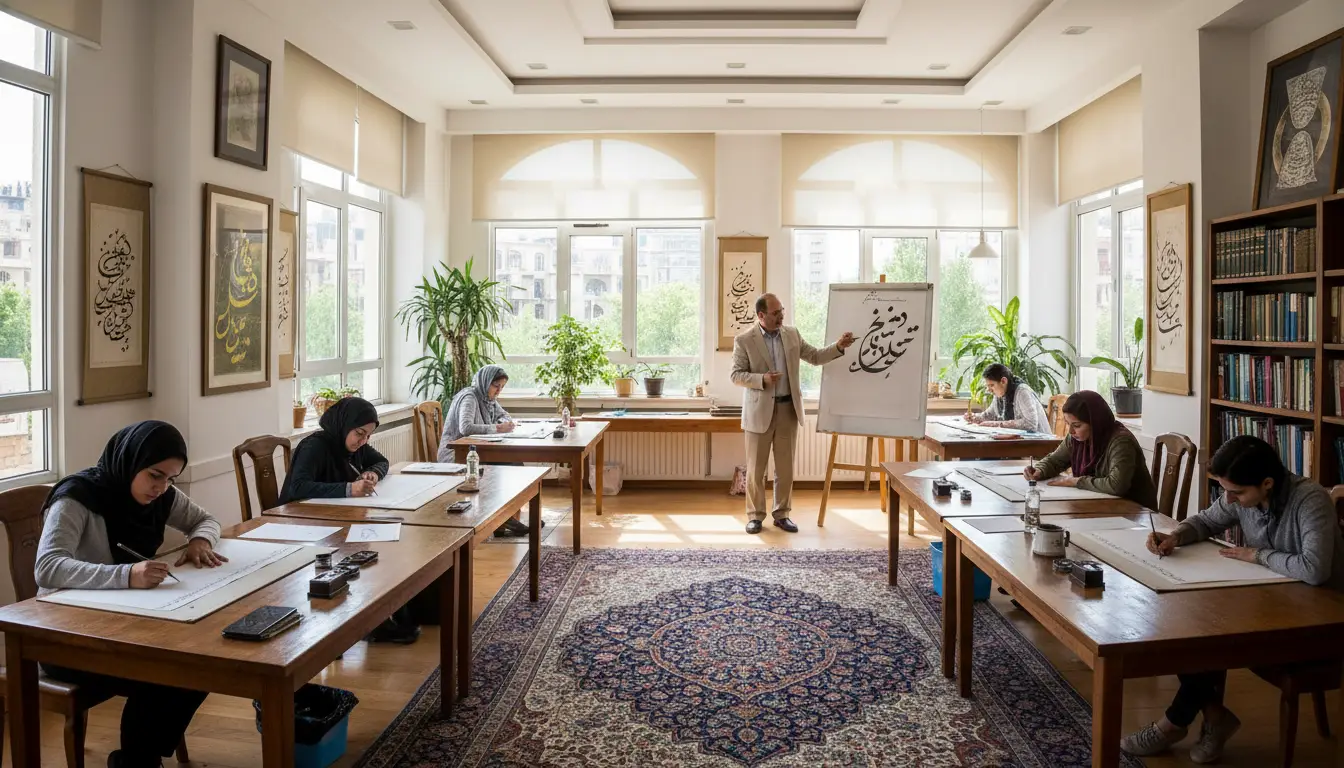 بهترین آموزشگاه خوشنویسی در تهران