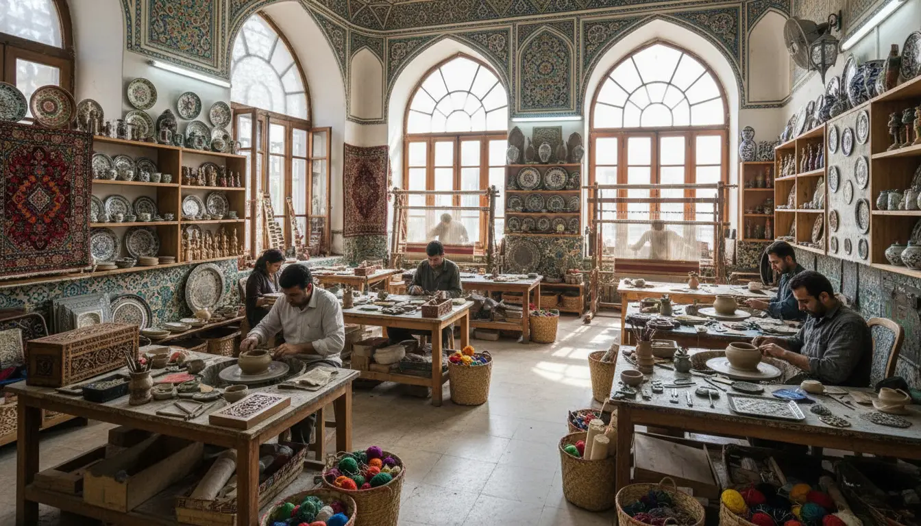 بهترین کارگاه صنایع دستی در تهران