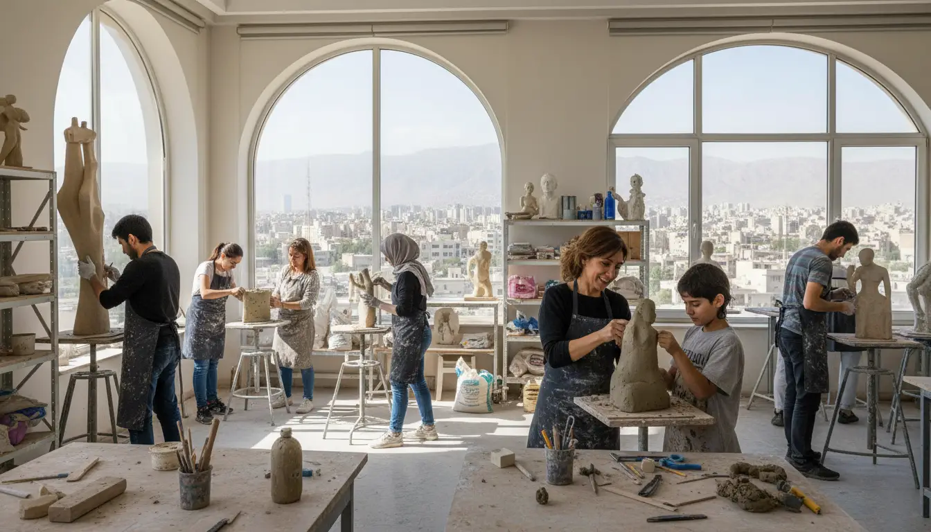 بهترین کلاس‌های مجسمه‌سازی در تهران