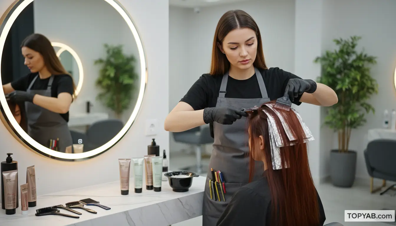 بهترین رنگ کار مو در کرج