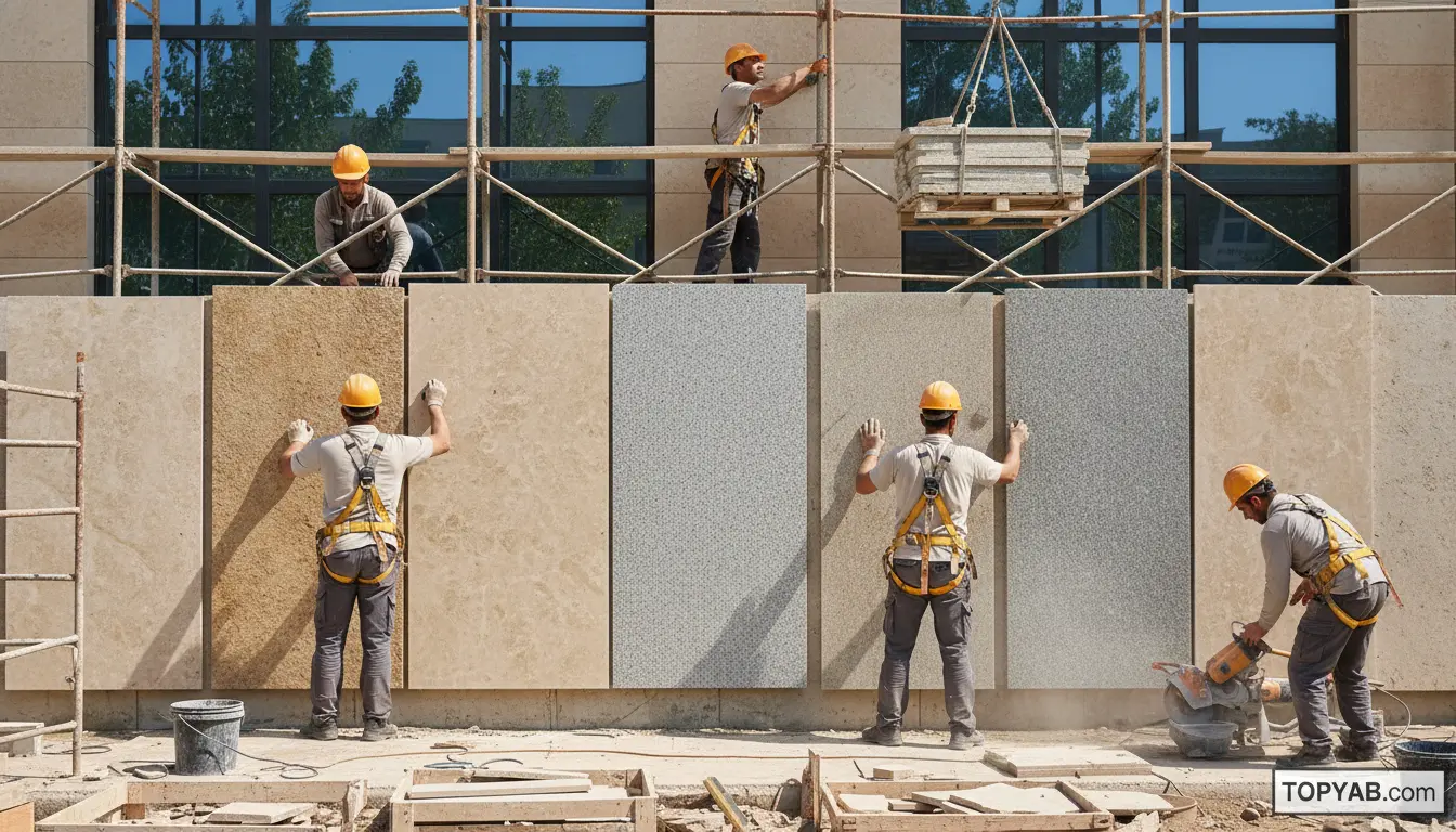 بهترین سنگ کاری در غرب تهران