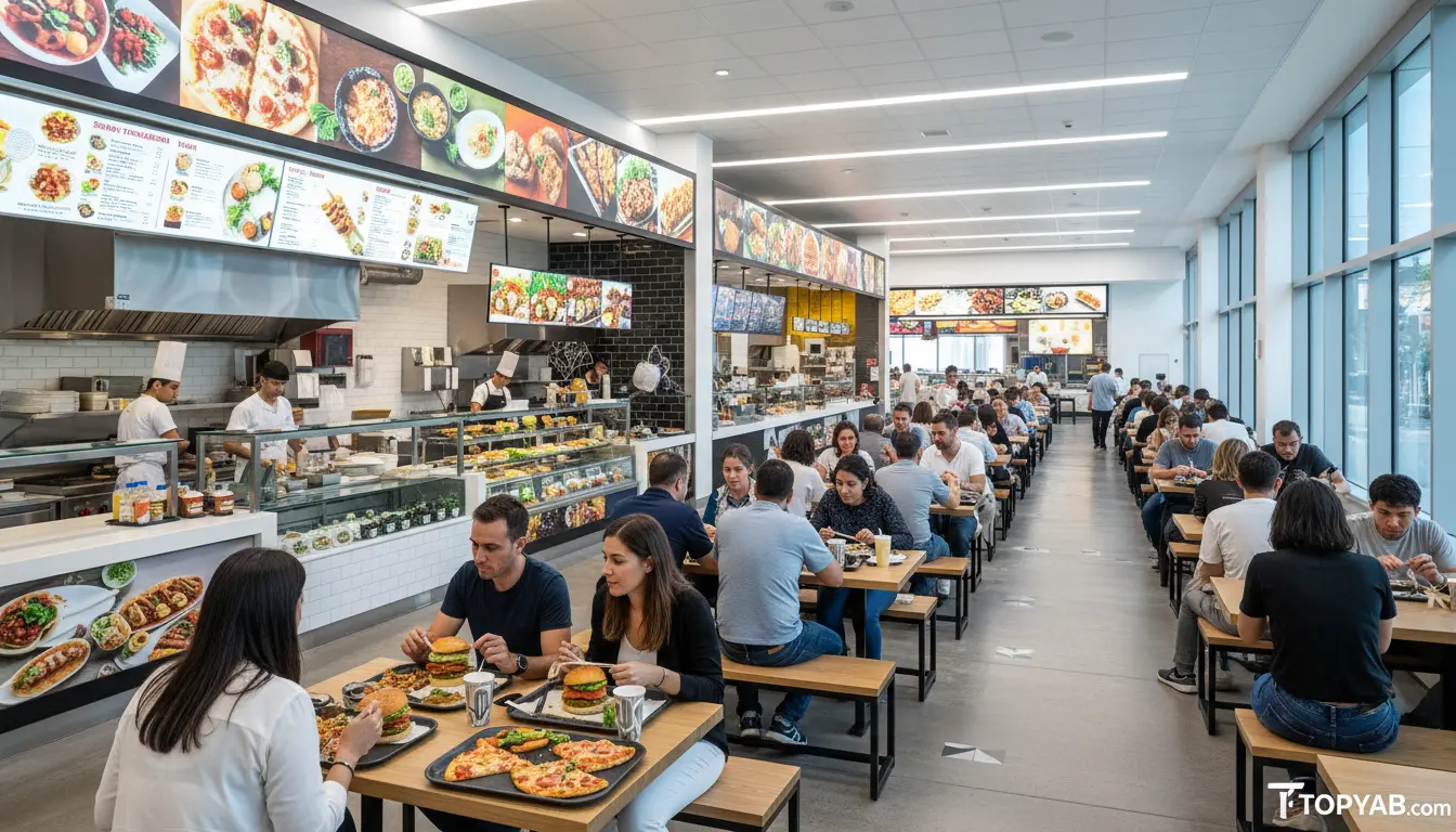 بهترین فودکورت در شرق تهران