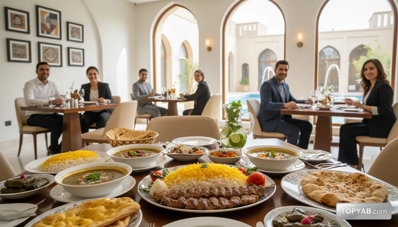 بهترین رستوران ایرانی در مرکز تهران