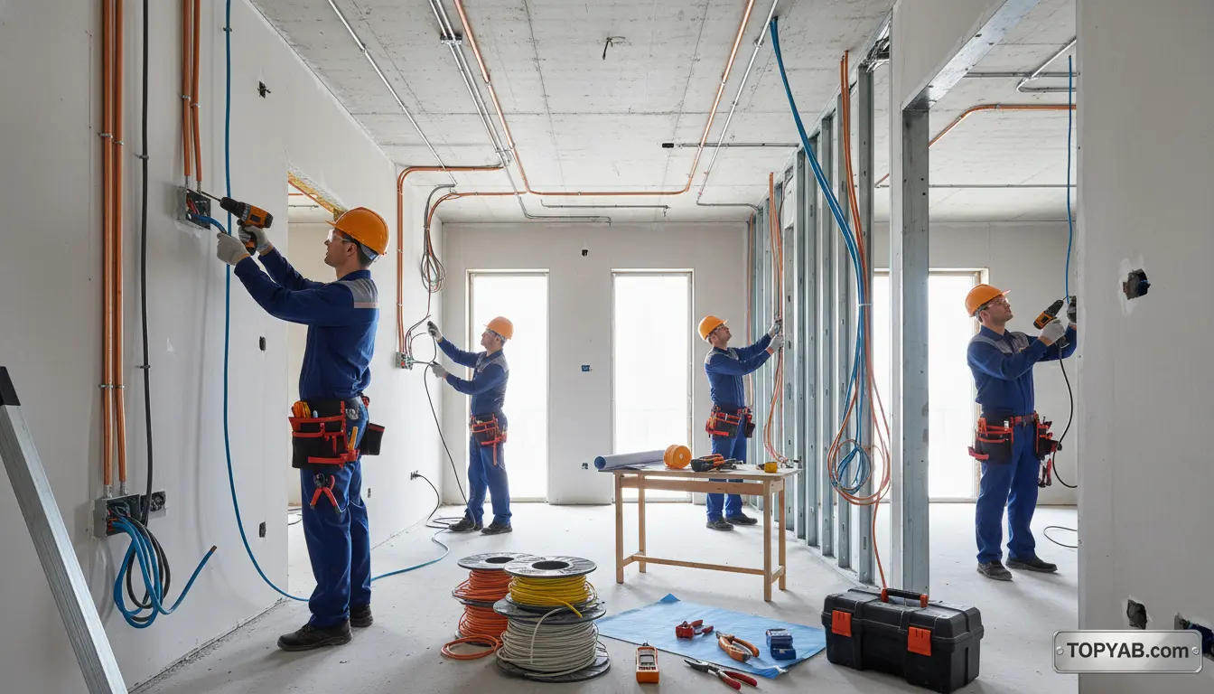 بهترین شرکت برق‌کشی ساختمان در تهران