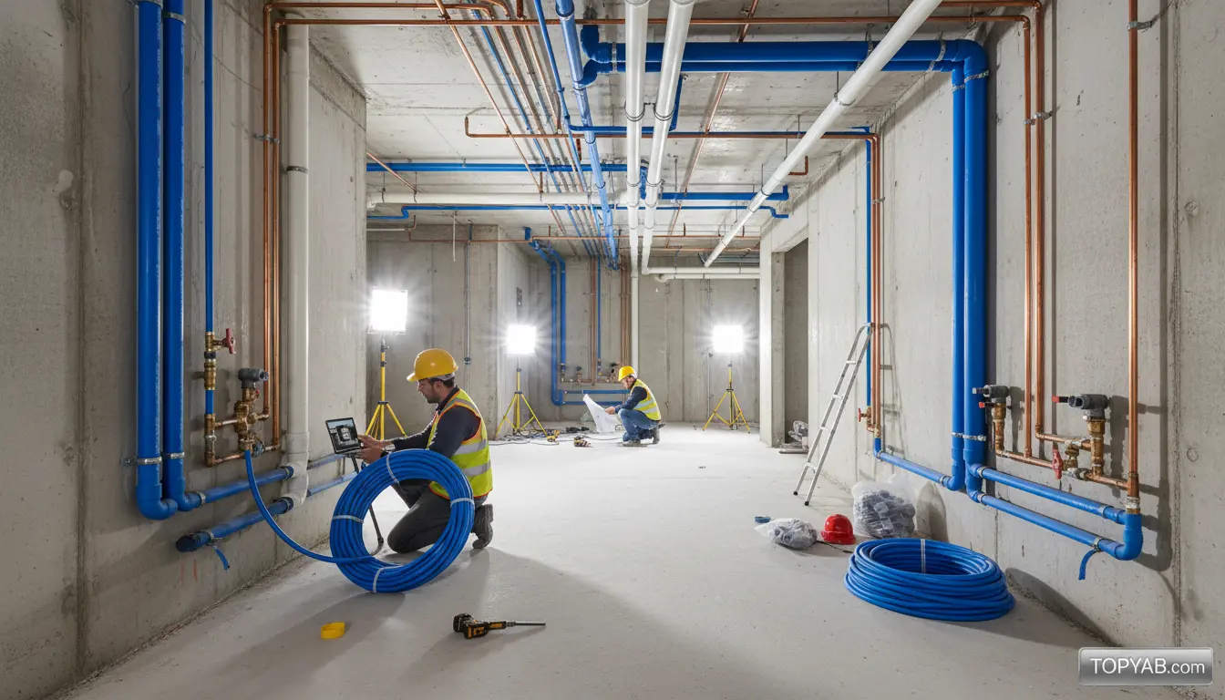 بهترین شرکت لوله‌کشی ساختمان در تهران