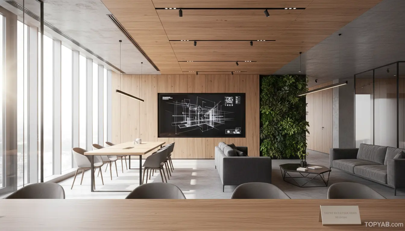 بهترین شرکت‌های طراحی داخلی فضاهای اداری در مهرشهر