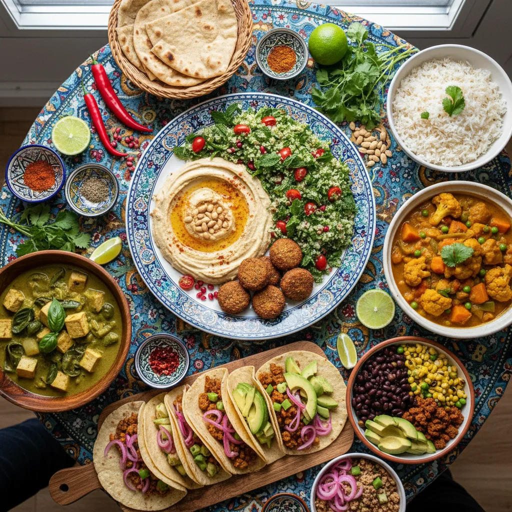 آشپزی گیاهی و وگان در فرهنگ‌های مختلف: طعم‌های نو و سالم