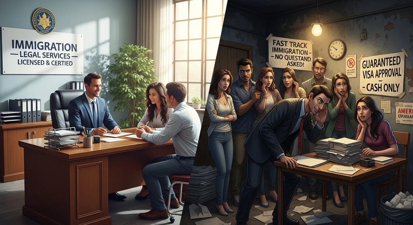 انتخاب وکیل مهاجرت معتبر؛ ویزای کاری و تحصیلی بدون کلاهبرداری