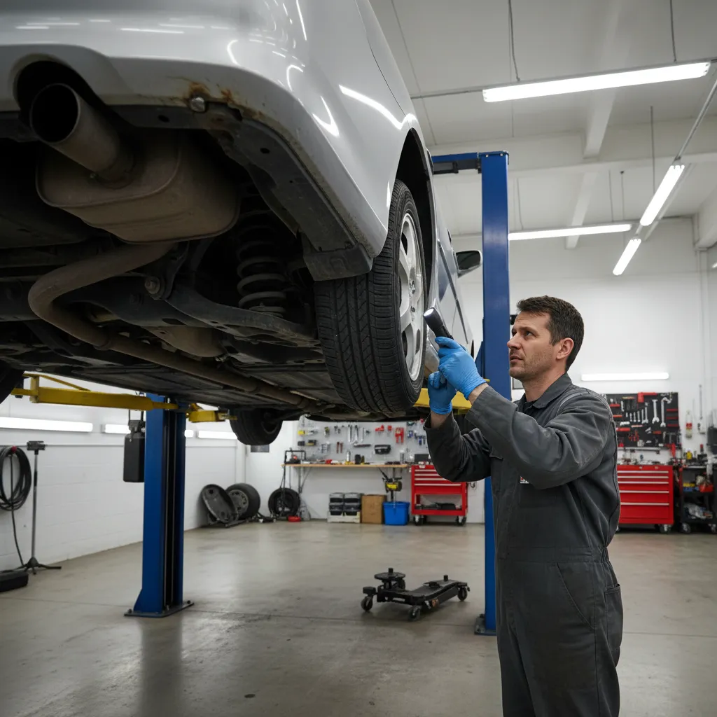 تشخیص تصادفات پنهان و آسیب‌های شاسی در خودروهای دست دوم