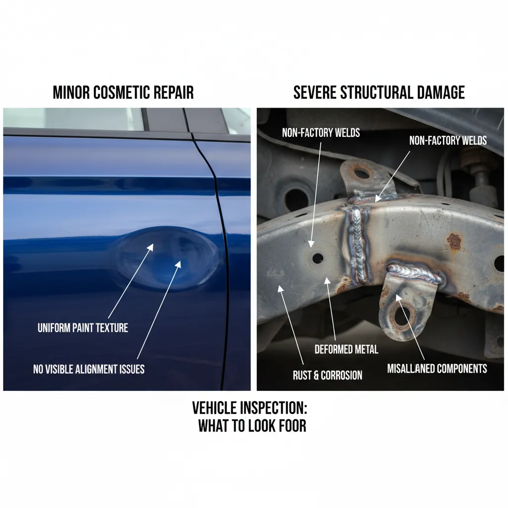 تشخیص تصادفات پنهان و آسیب‌های شاسی در خودروی دست دوم