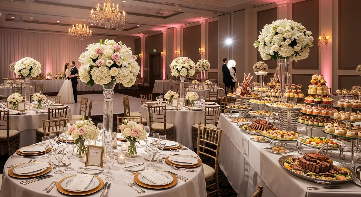 خدمات تشریفات مجالس شامل چیست؟ از گل‌آرایی و دیزاین تا کترینگ و شام عروسی