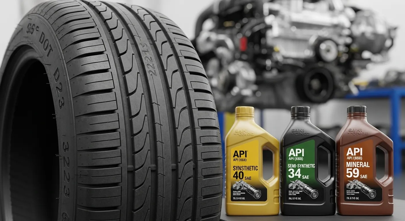 راهنمای خرید لاستیک و روغن موتور؛ تشخیص لاستیک تاریخ گذشته و روغن تقلبی