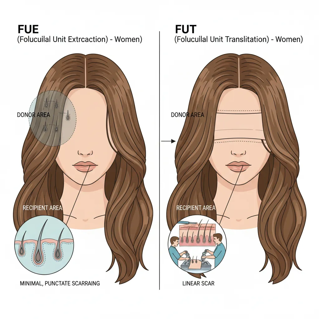 کاشت مو برای خانم‌ها: چالش‌ها، روش‌ها و نتایج واقع‌بینانه