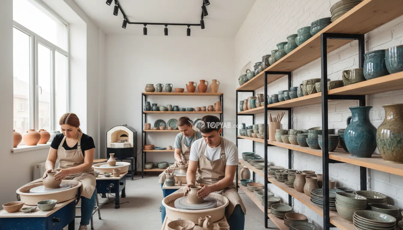 بهترین آموزشگاه سفالگری در پاسداران