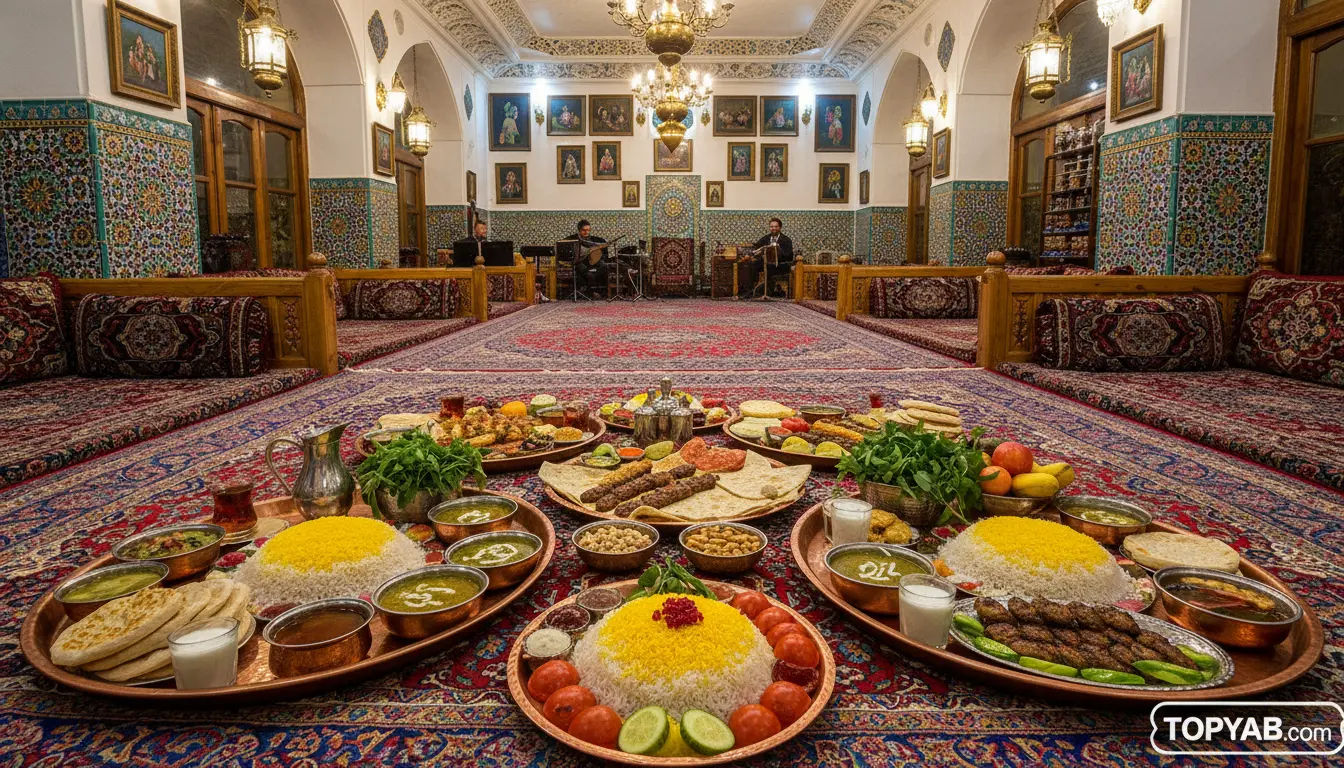 بهترین سفره خانه سنتی در شهرک غرب