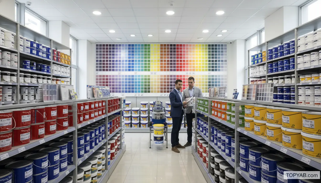 بهترین فروشگاه رنگ ساختمان در پاسداران