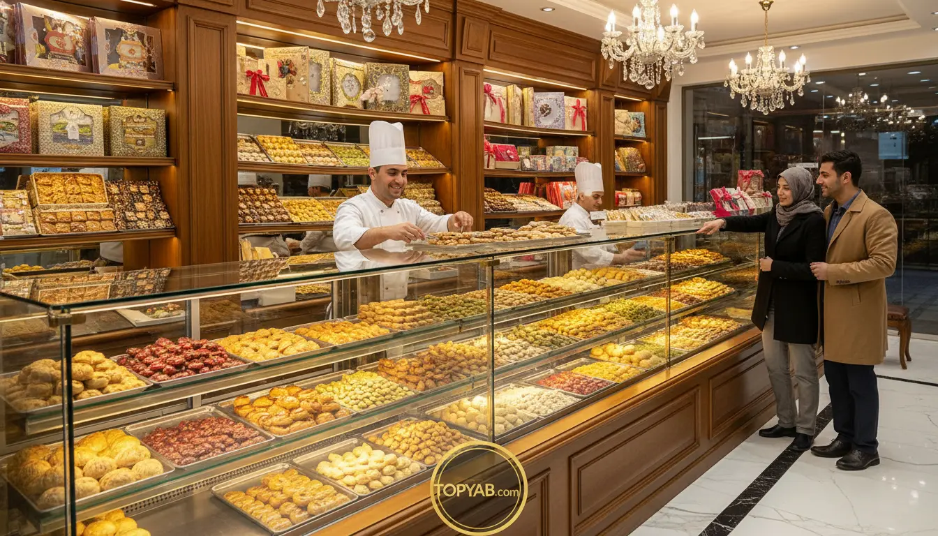 بهترین شیرینی فروشی در ظفر