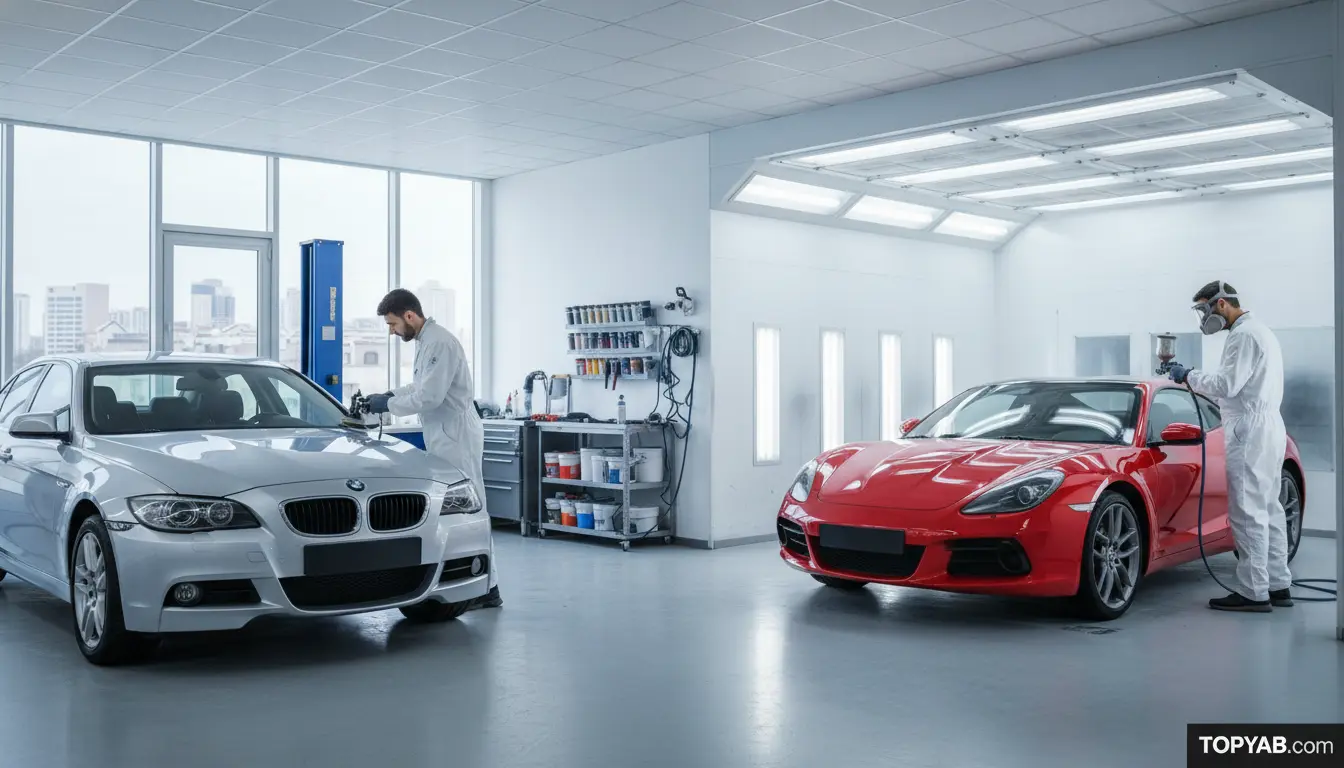 بهترین خدمات صافکاری و نقاشی خودرو در فردیس