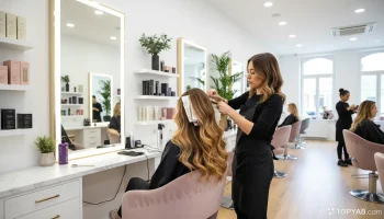 بهترین مرکز بالیاژ و رنگ مو در اندیشه