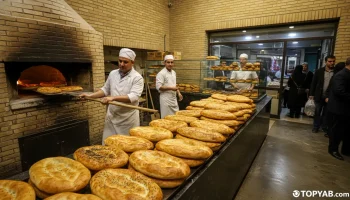 بهترین نانوایی سنگک در اندیشه