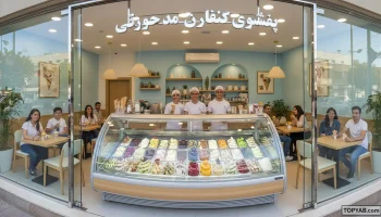 بهترین بستنی فروشی در شهریار