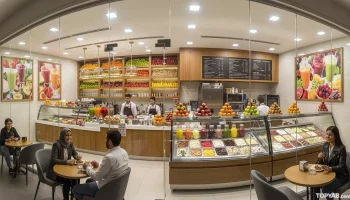 بهترین آبمیوه و بستنی در شهریار